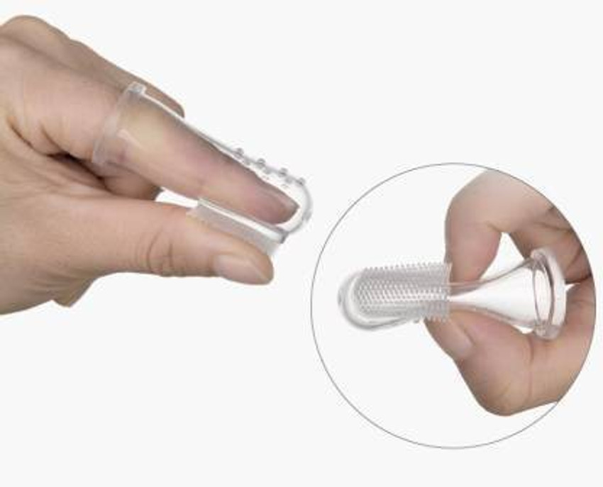 Dream baby deals silicone finger toothbrush