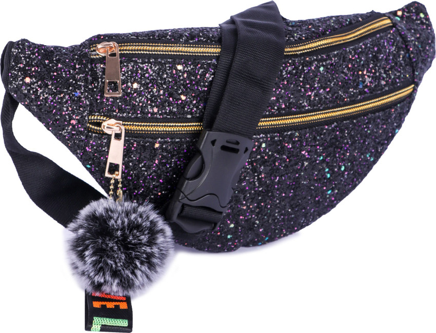 Glitter waist best sale bag