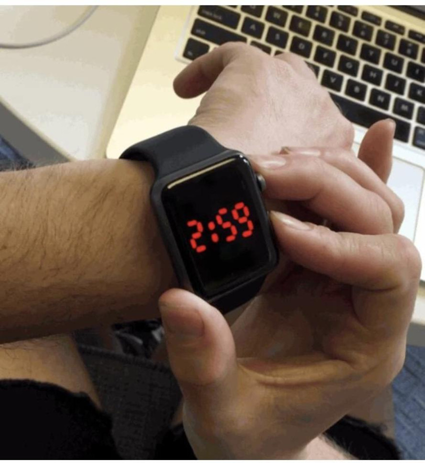 Rubber best sale led watch