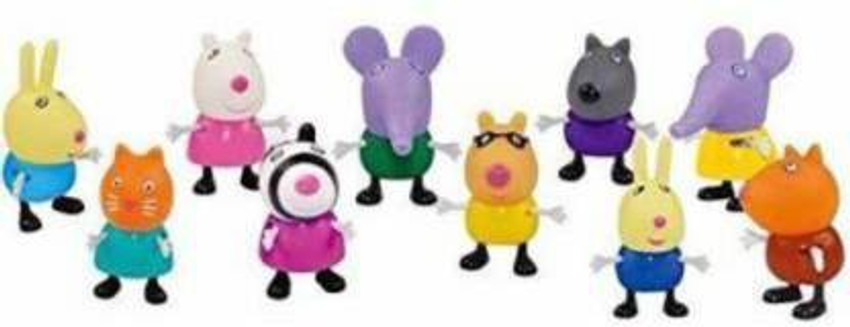 Peppa pig family set figures outlet