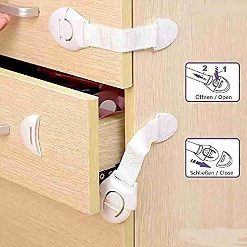 Fermeture De Sécurité Multi-Usage - Verrou De Sûreté Pour Portes, Armoires, Coffres