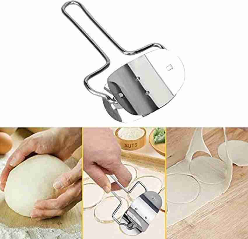 House of Queens Stainless Steel Puri Cutter Round Shape Cutter Dough Circle Roller Handheld Cutter Machine Cookie Cutter Price in India Buy House of Queens Stainless Steel Puri