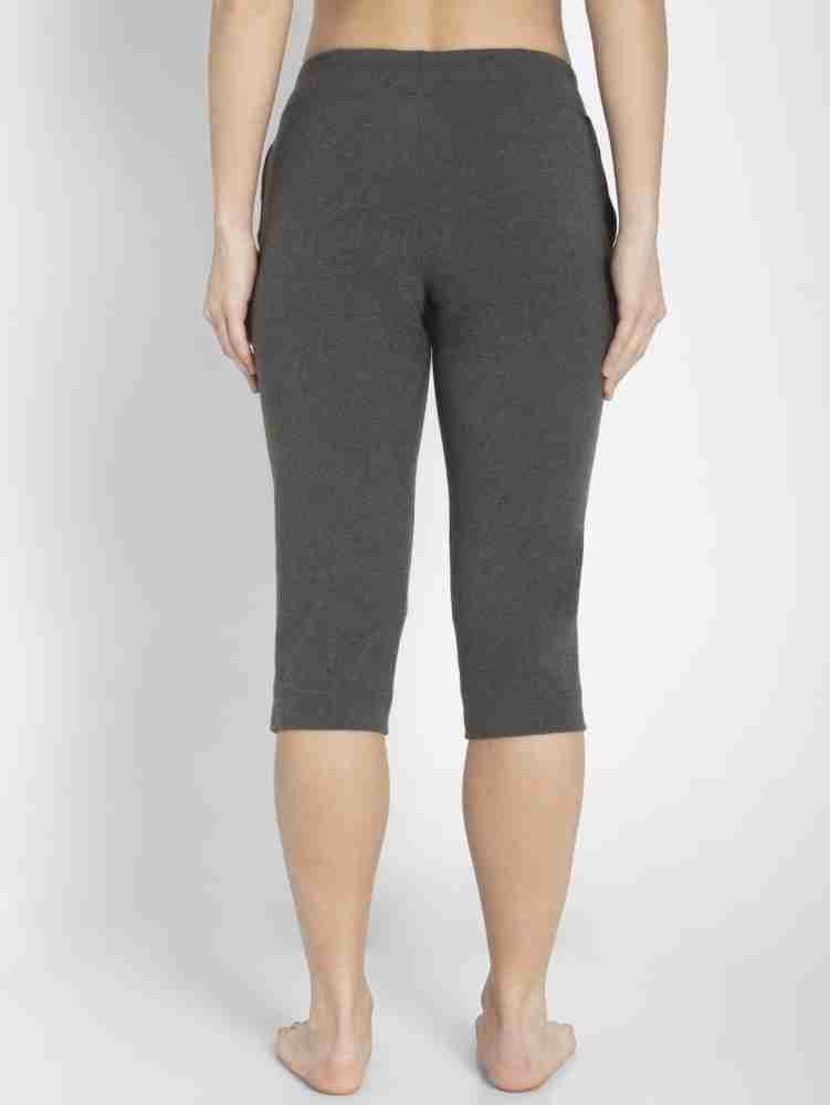 JOCKEY 1390 Women Grey Capri - Buy JOCKEY 1390 Women Grey Capri Online at  Best Prices in India