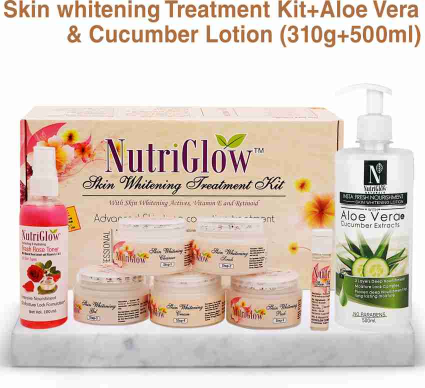 NutriGlow Combo Skin Whitening Treatment Facial Kit 310 gm