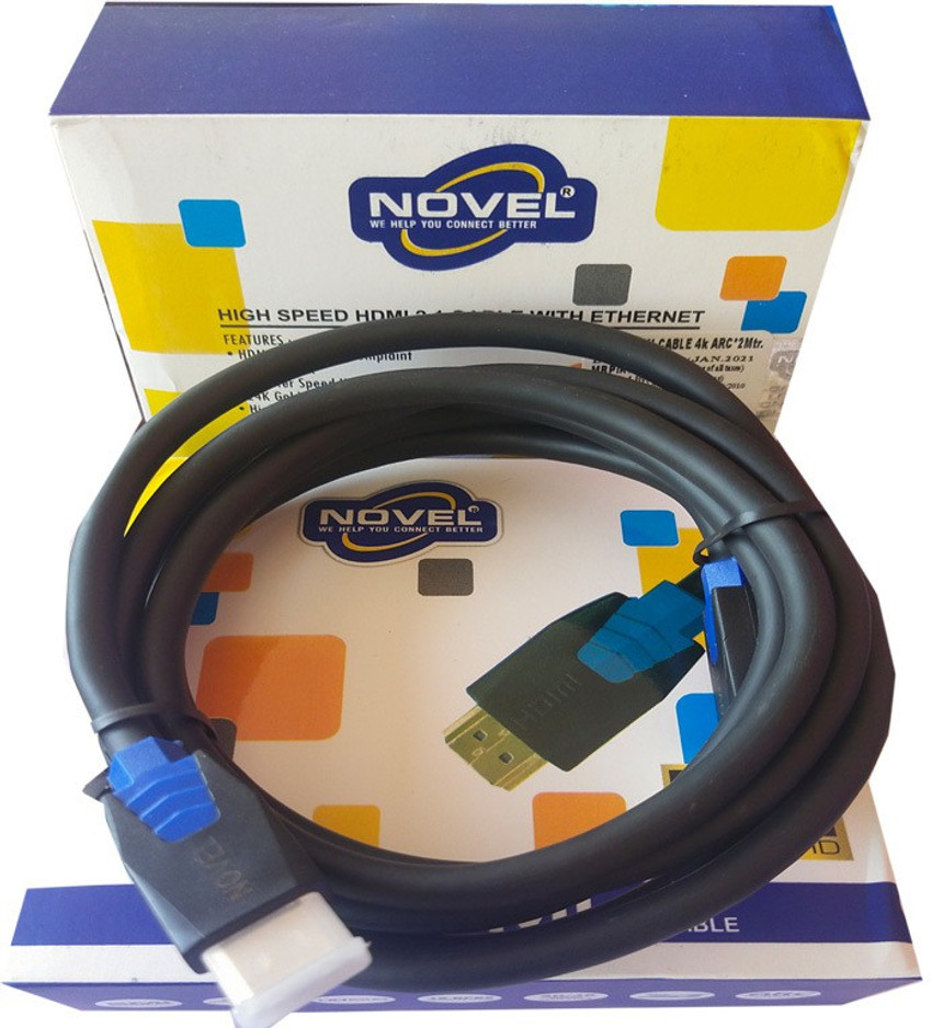 NOVEL HDMI Cable 2 m HIGH SPEED HDMI 2.1 CABLE WITH ETHERNET