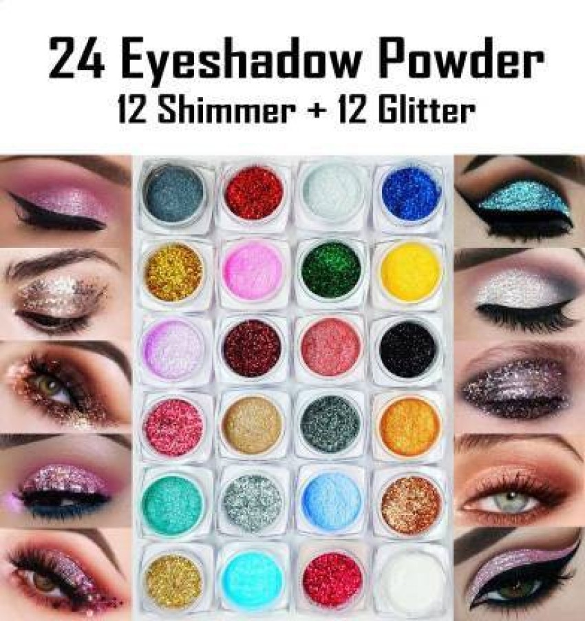 Double Ended Eyeshadow - Eyeliner Metallic Shimmer Glitter Liquid eyeshadow  Kohl