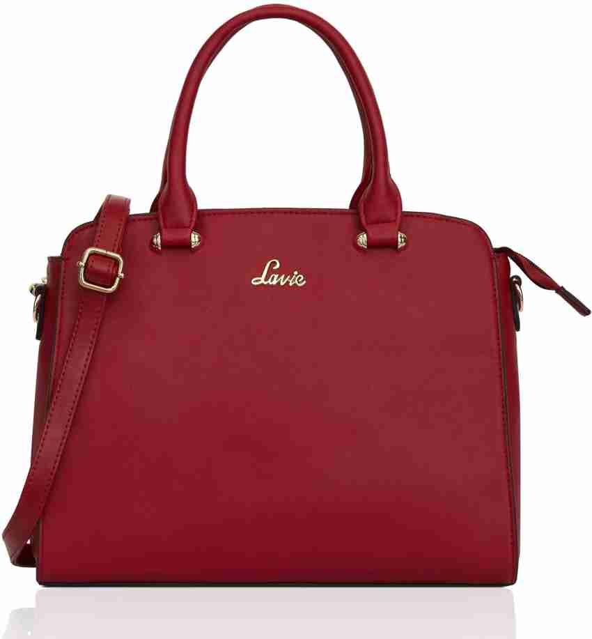 Buy LAVIE Women Red Satchel Red Online Best Price in India