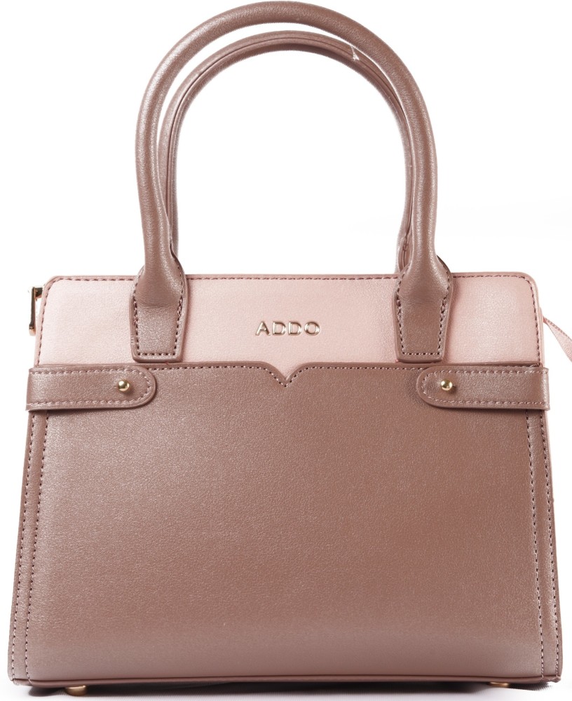 Buy Addo Women Pink Hand held Bag Peach Online Best Price in