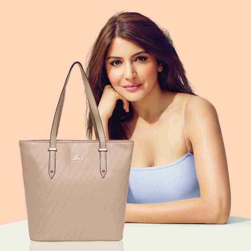 Buy LAVIE Women Beige Tote BEIGE Online Best Price in India