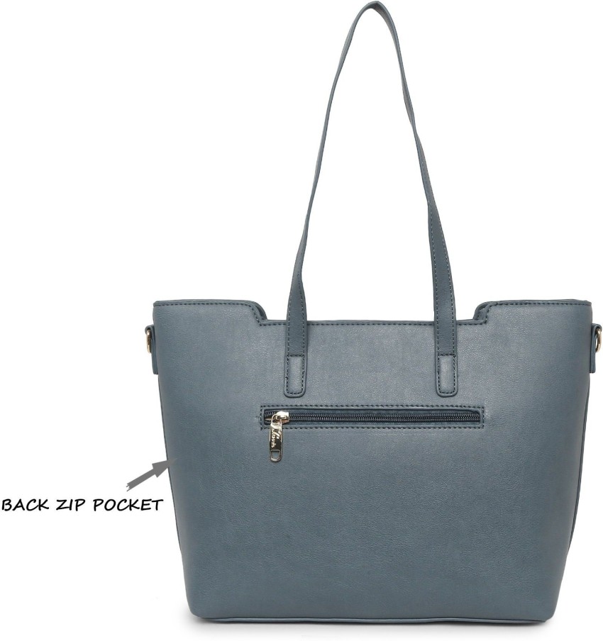 Buy LAVIE Women Blue Tote TEAL Online @ Best Price in India