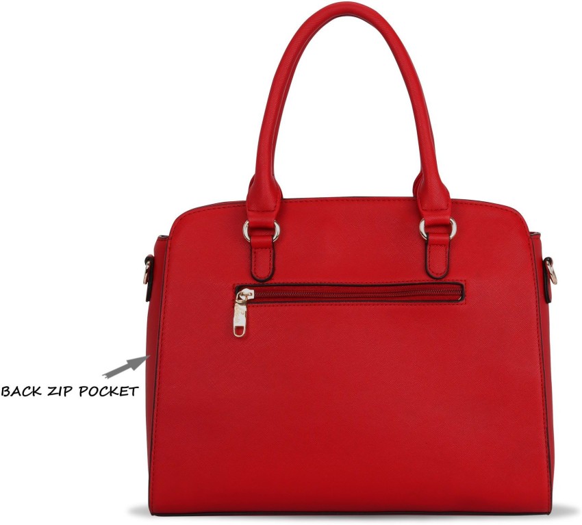 Lavie red solid shoulder on sale bag