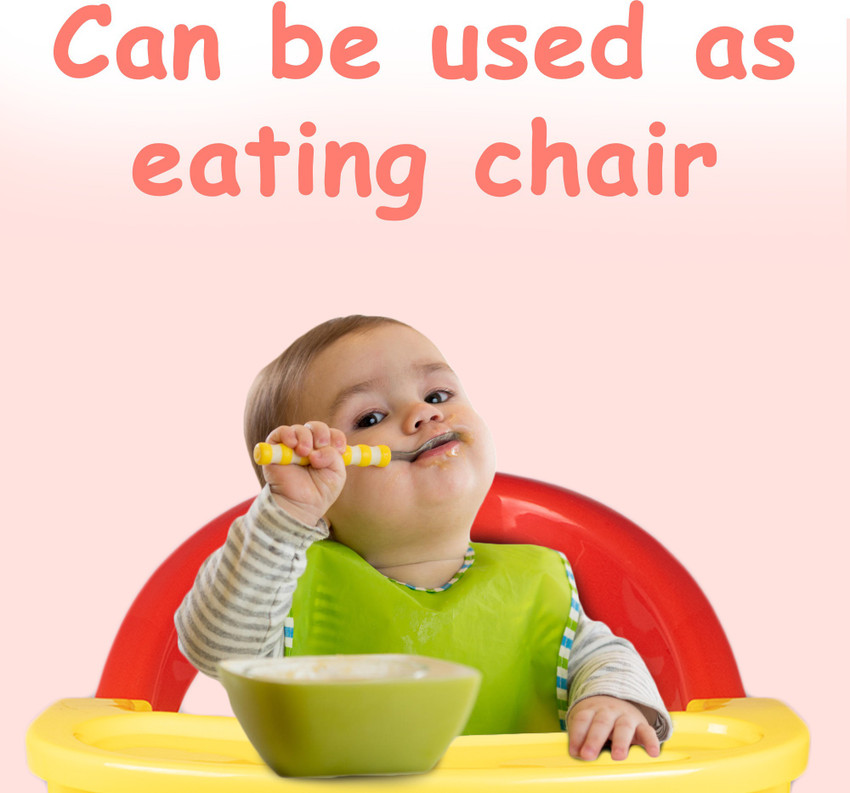 RATNA S OYO Chair RED Soft Cushioned Baby Chair for seating and