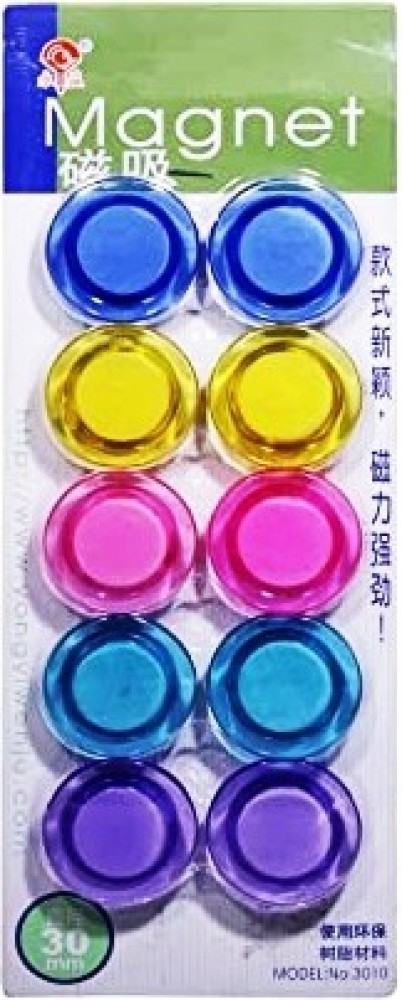 Plastic Magnetic Colour Buttons, Packaging Type: Packet at best price in  Chennai