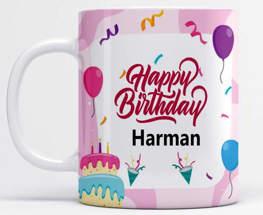 HUPPME Happy Birthday Harman Ceramic Ceramic Coffee Mug Price in India -  Buy HUPPME Happy Birthday Harman Ceramic Ceramic Coffee Mug online at  Flipkart.com