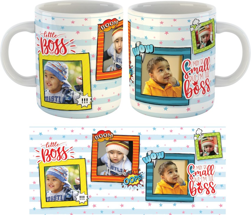 ARTLOFT INDIA Personalized Photo Ceramic Cup For Couples, Family