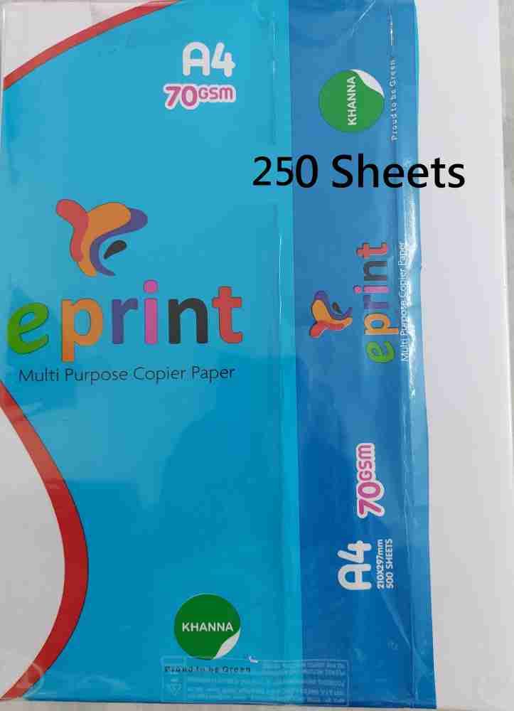 White A4 COPIER PAPER, For Print, GSM: Less than 80 at best price