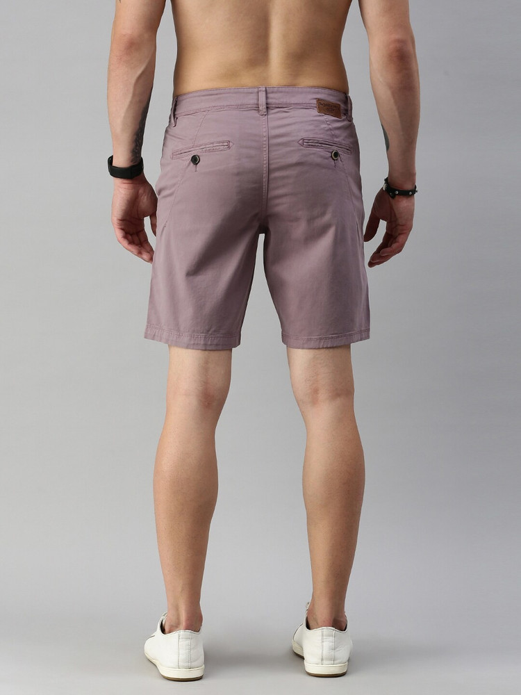 Mens purple chino shorts hot sale