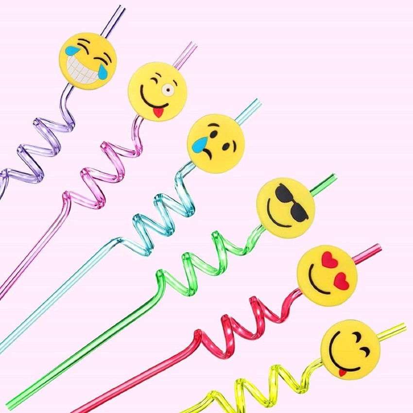 Emoji Straws (24 Pack)