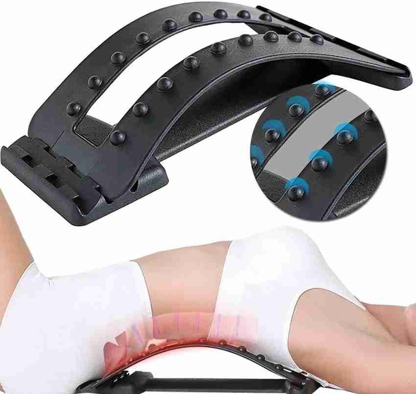 Back stretcher lumbar support clearance