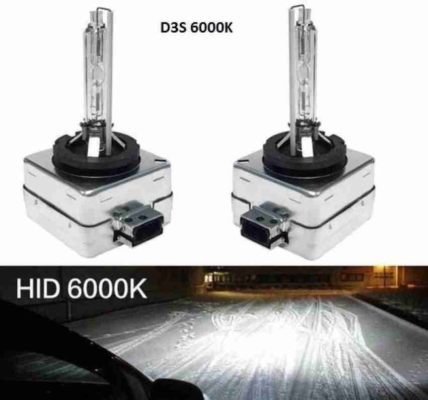 HyperDrive D3S HID Xenon Headlight Replacement Bulbs, High Low Beam, 6000K  Diamond White, 35W for Car, Pack of 2 Vehical HID Kit Price in India - Buy  HyperDrive D3S HID Xenon Headlight Replacement Bulbs, High Low Beam, 6000K  Diamond