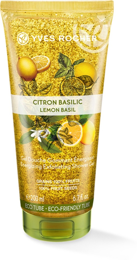 YVES ROCHER Energizing Exfoliating Shower Gel Lemon Basil Price