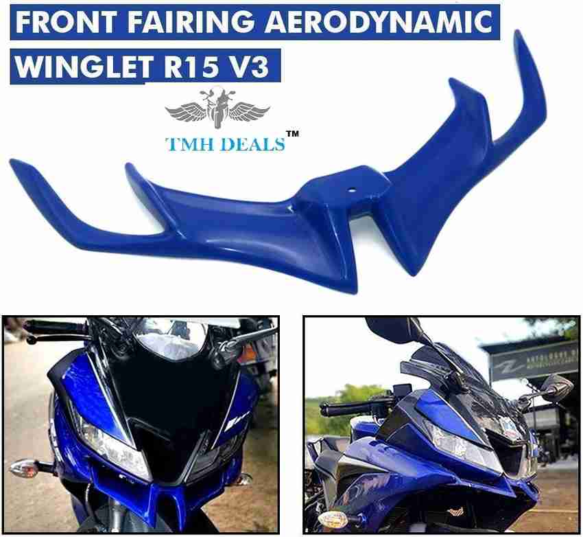 TMH BLUE YAMAHA R15 V3 WINGLET HEAVY QUALITY NEXT GENERATION