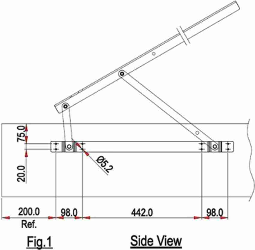 Hettich hydraulic bed shop fittings price