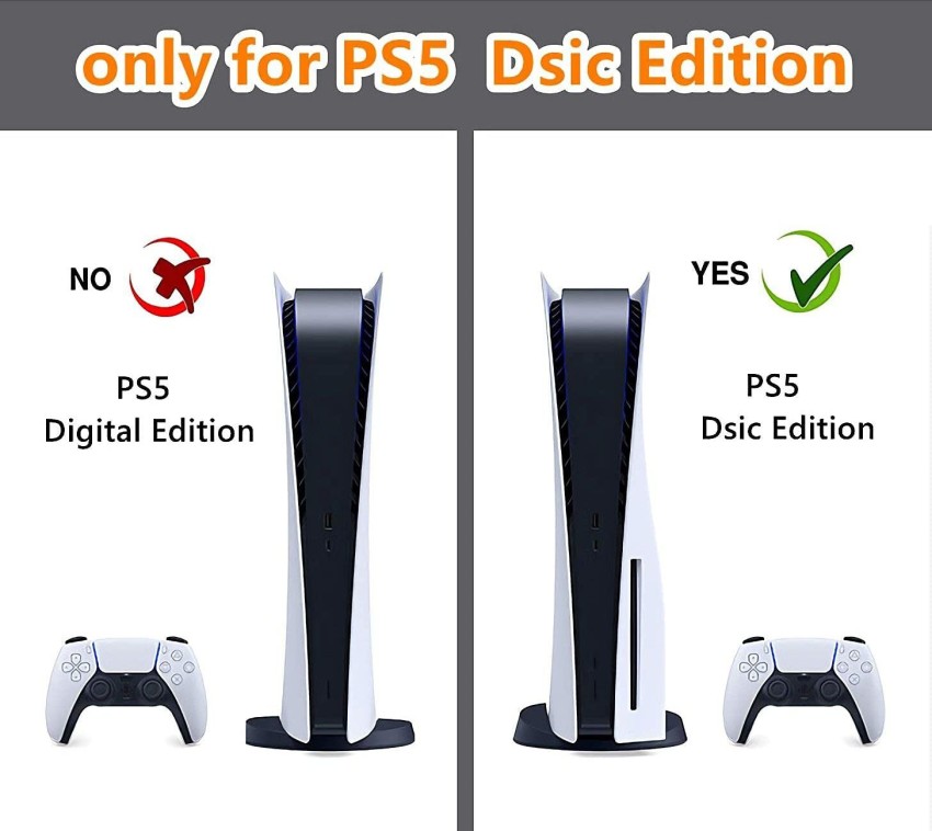 PSS PS5 Skin Playstation 5 Disc Edition 1x Console Skin, 2x