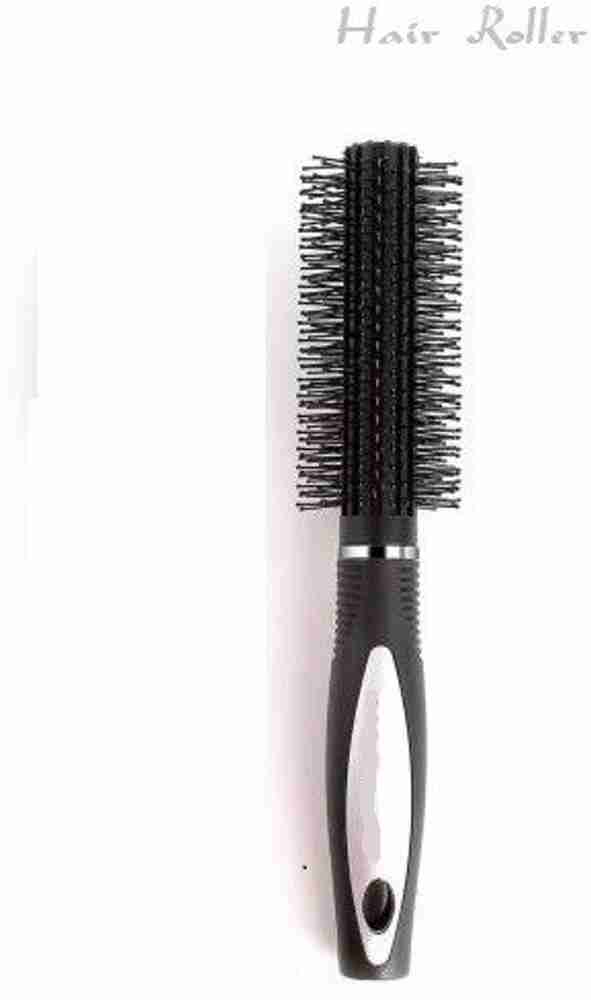 J F Round Rolling Curling Comb Styling Hair Brush Tool For Long