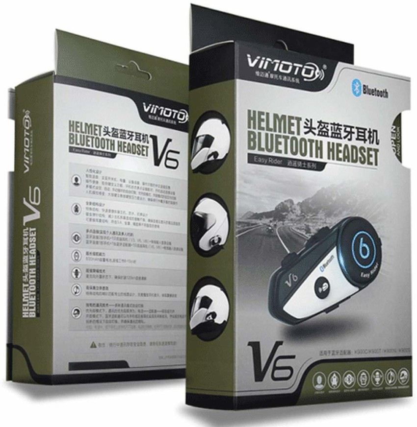 Vimoto V6 Motorcycle Bluetooth Intercom By PhoenixERetails Smart