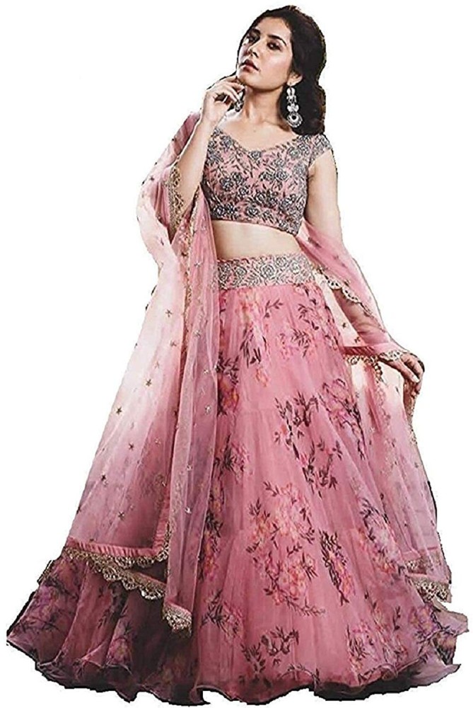 Pink hot sale lehenga snapdeal