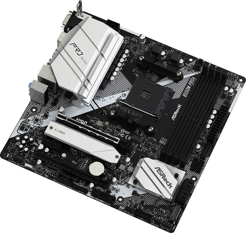 ASRock B550M Pro4 Supports 3rd Gen AMD AM4 Ryzen/Future AMD Ryzen 
