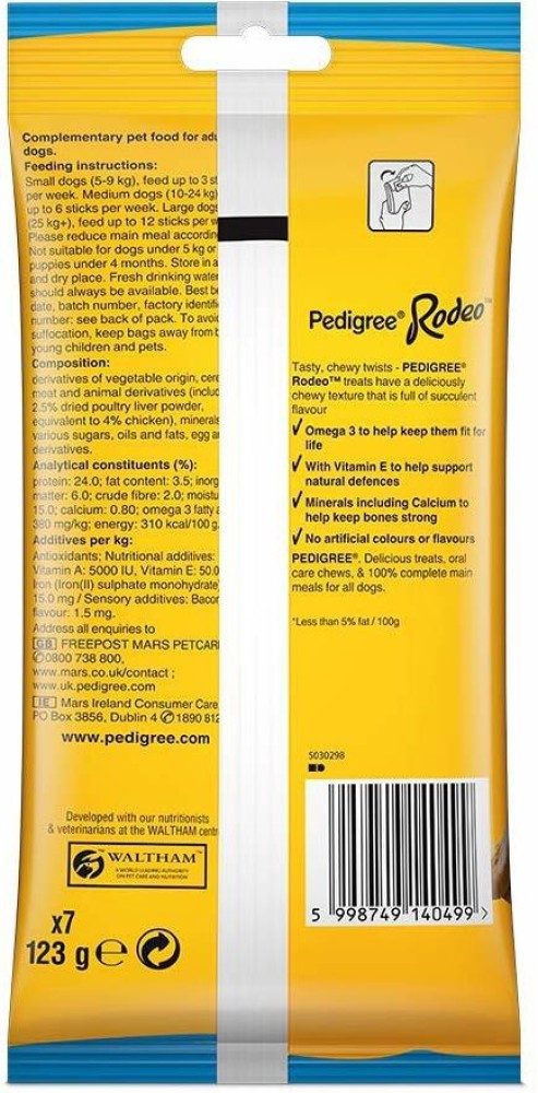 Pedigree hotsell rodeo ingredients