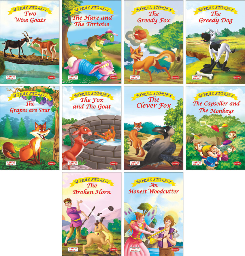 Moral stories with shop pictures