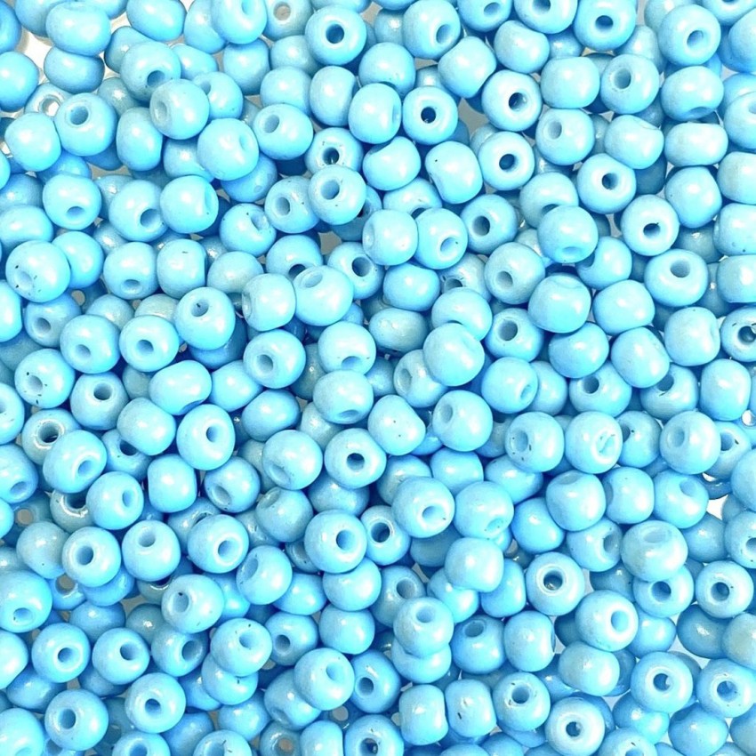 MiiArt Embroidery zari work Beads for Jewelry Making Material (4 mm)(Sky  Blue)50 g SKY BLUE Beads Price in India - Buy MiiArt Embroidery zari work  Beads for Jewelry Making Material (4 mm)(Sky