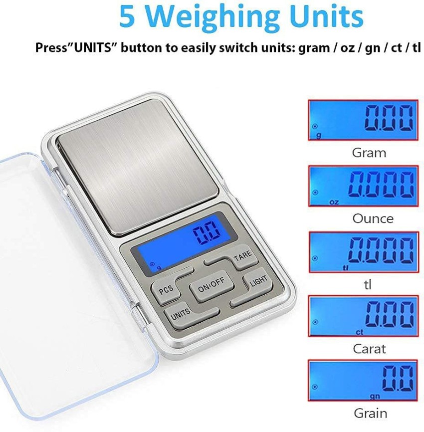 LATHIYA BROTHERS PVT LTD Weigh Gram Scale Digital Pocket Scale - 500g/0.01g  Mini Gram Scale, Digital Grams Scale, Food Scale, Jewelry Scale Black,  Kitchen Scale BY LATHIYA BROTHERS Weighing Scale Price in