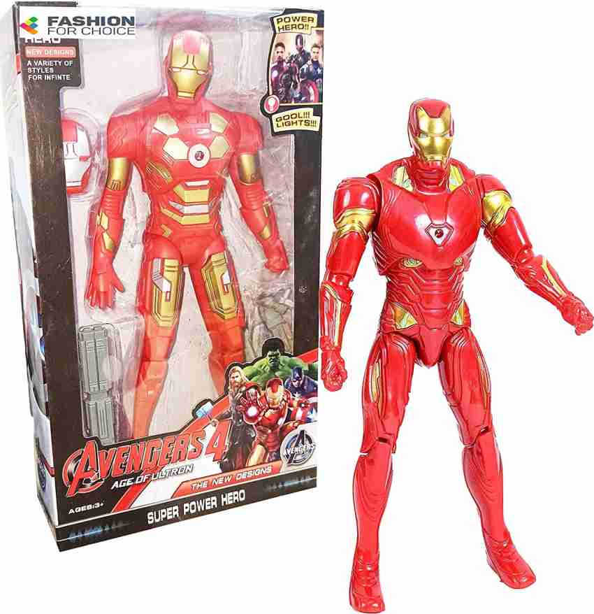 Marvel Power Icons Iron Man Action Figure with Sound