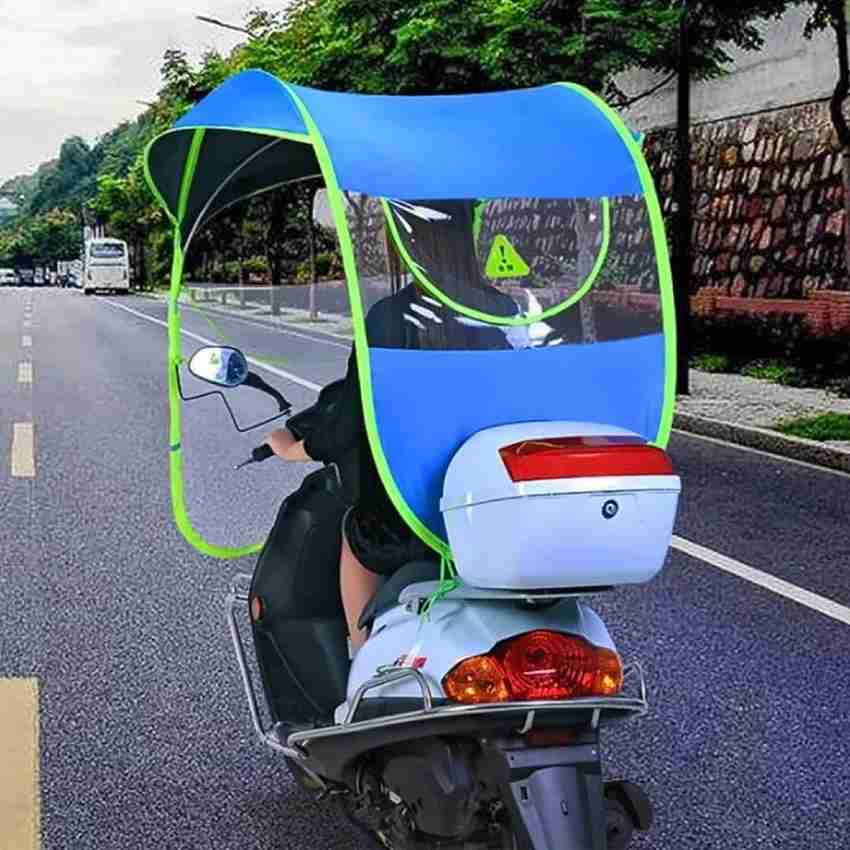 VICHARAN Bike Umbrella Scooter and Bike Sunroof Cover for All Two