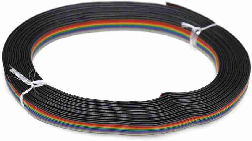 Prestronics 10M Wire Rainbow Color Flat Ribbon Wire Cable Electronic  Components Electronic Hobby Kit Price in India - Buy Prestronics 10M Wire  Rainbow Color Flat Ribbon Wire Cable Electronic Components Electronic Hobby  Kit online at