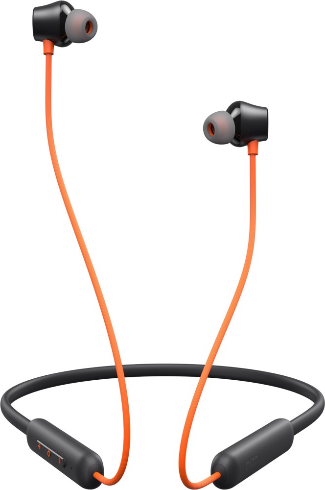 Realme best sale neckband orange