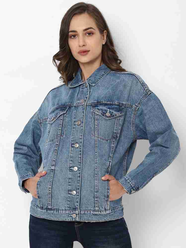 American Eagle Outfitters Full Sleeve Washed Women Jacket Buy American Eagle Outfitters Full Sleeve Washed Women Jacket Online at Best Prices in India Flipkart