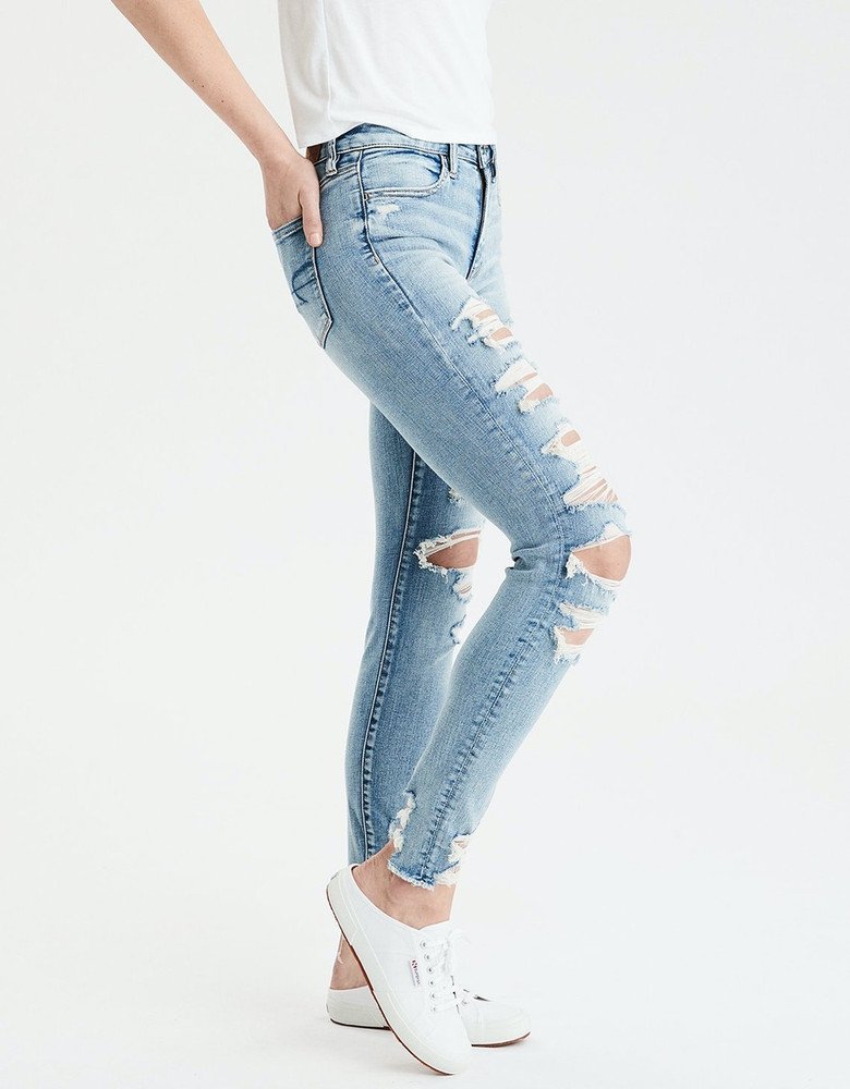 American eagle shattered hot sale breeze ripped jeans