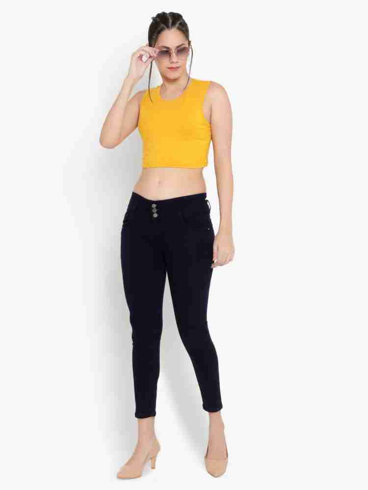 Buy online Women's Plain Slim Fit Jeans from Jeans & jeggings for Women by  Fck-3 for ₹1299 at 7% off