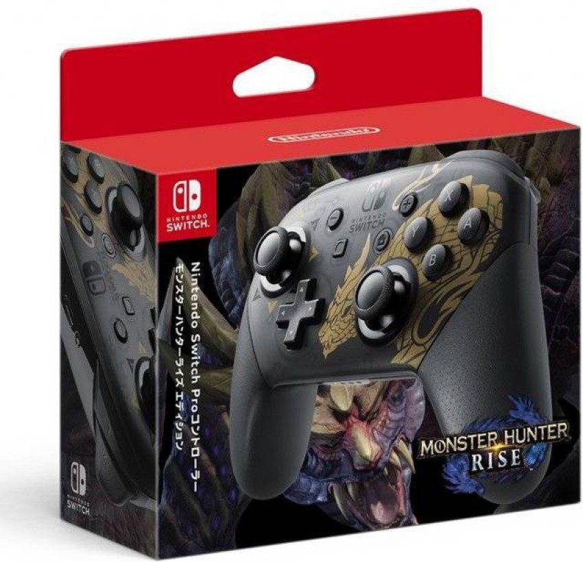 NINTENDO SWITCH PRO CONTROLLER MONSTER HUNTER RISE EDITION 