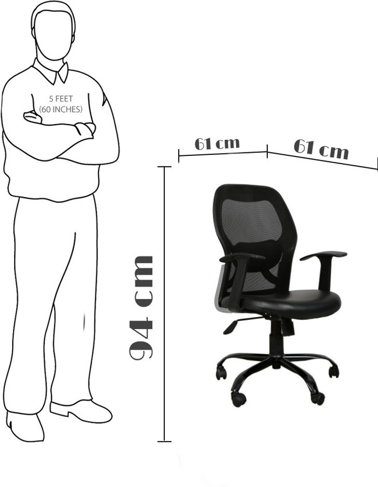 Flipkart Perfect Homes Star Fabric Office Executive Chair Price in