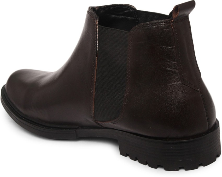 Buy LOUIS STITCH Men's Chelsea Boots American Brown Handcrafted