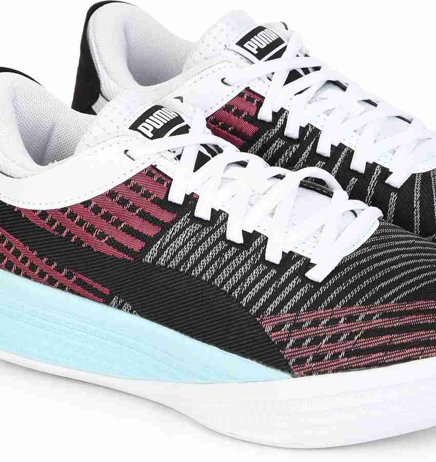 Puma Clyde All Pro Basketball Shoes Mens Size 7.5 Puma top Black Luminous Pink