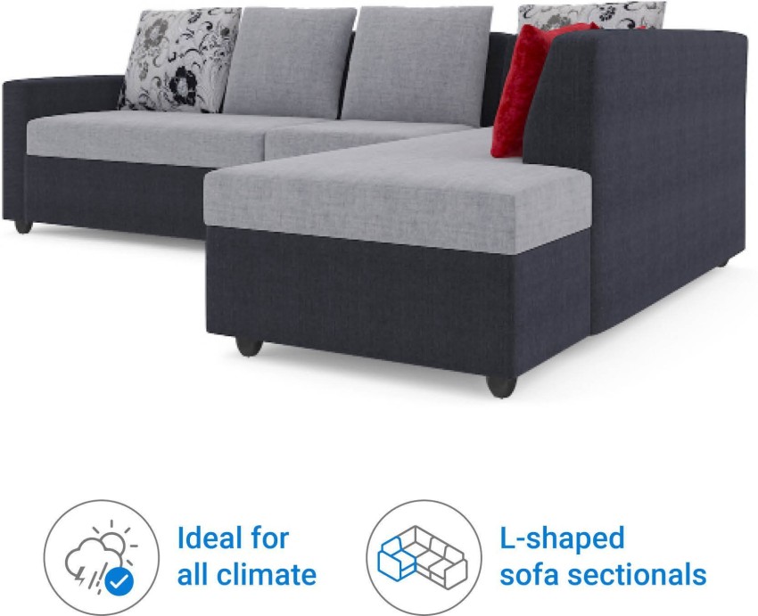 Bharat lifestyle l on sale shape sofa