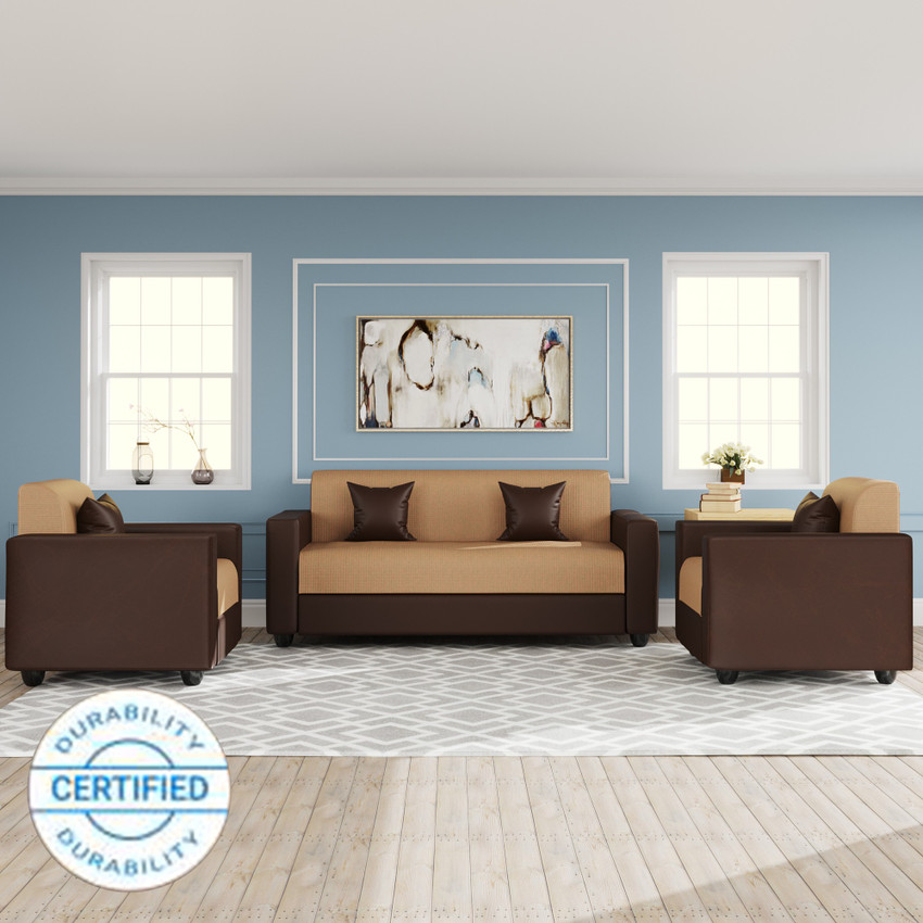 WESTIDO Emporio Leatherette 3 1 1 Sofa Set Price in India