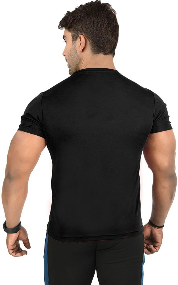 URYY Men's Deep V-Neck T Shirt for Gym Workout Athletic Sport Sexy T-Shirts  for Men Black at  Men's Clothing store
